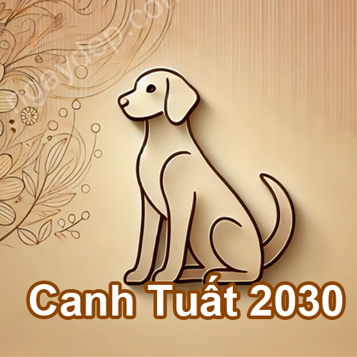 Lịch âm 2030 Canh Tuất