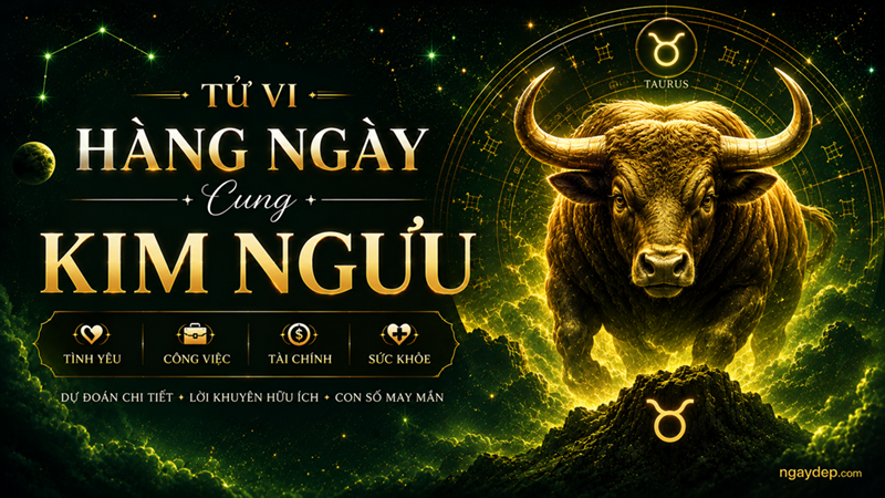 Tử vi hàng ngày cung Kim Ngưu