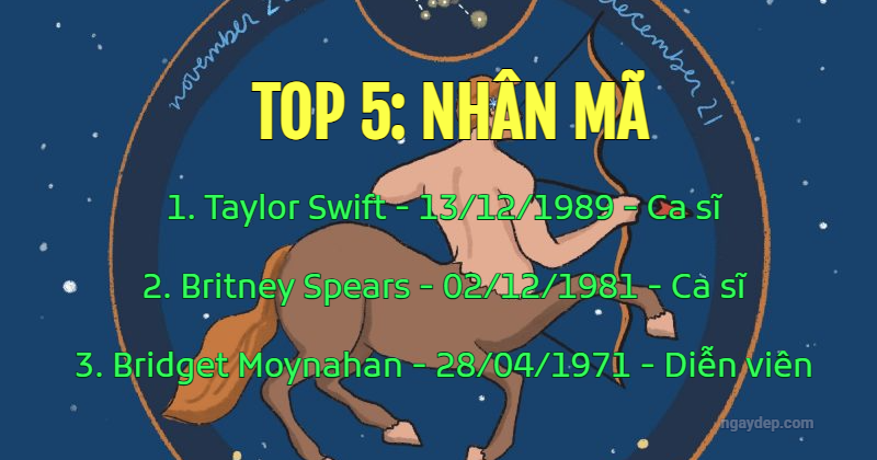 Nhân Mã Top 5